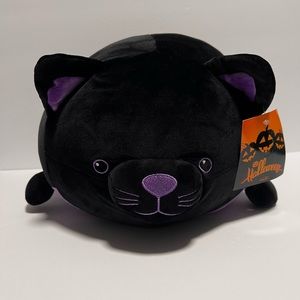 Smoochy pals Black cat Ultra Soft Animal Plush Toy Squishy Hugging